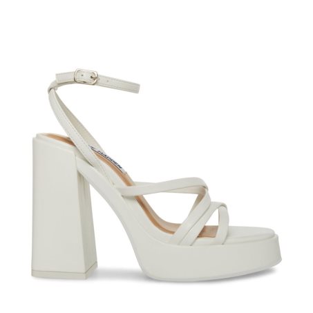 Sandalias Tacones Steve Madden Affection Mujer Blancas | ES GQE193
